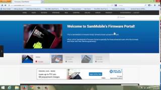 HOW TO DOWNLOAD FIRMWARE FROM SAMMOBILE [upl. by Neerahs866]