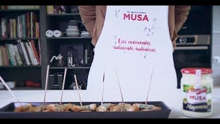 Receta de langostinos crujientes con hierbabuena y mayonesa MUSA  Recetas Fáciles [upl. by Rockwell]