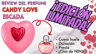 Reseña perfume CANDY LOVE de ESCADA ¿Equivalencia de NINA RICCI ❤️ [upl. by Nnov112]