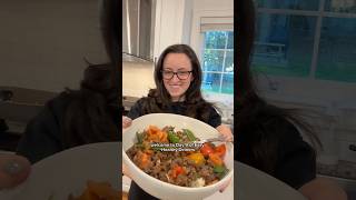 Easy Healthy Dinner Ground Beef Stir Fry [upl. by Ruthe]