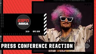 UFC 269 Press Conference Reaction 🍿  ESPN MMA [upl. by Applegate]