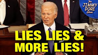 Biden Spreads PURE Lies amp Misinformation At State Of The Union [upl. by Nador930]