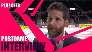 Postgame Interviews Sheffield Steelers vs Eisbären Berlin [upl. by Laundes666]