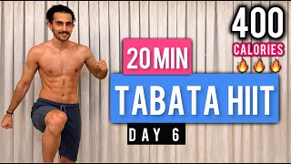 20 Min Tabata Workout Full Body  Tabata Timer  Tabata Hiit Workout At Home [upl. by Rolyks]