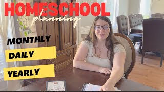 HOW I PLAN MY HOMESCHOOL YEAR 2024 [upl. by Arbed]