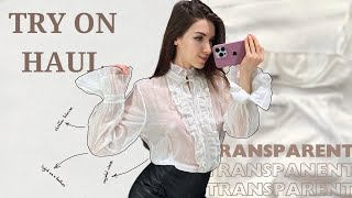 4K No Bra Try on Haul  SeeThrough Clothing34 [upl. by Mosora]