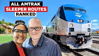 Ranking All Amtrak Sleeper Train Routes [upl. by Yung]