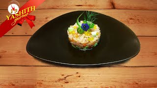 Salmon Tartare with Lemon Caviar  Tartare de Saumon au Caviar de citron [upl. by Suruat]