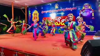 Vernika Shrestha Kuchipudi Dance at Kanaka Durgamma Temple Full Video [upl. by Tyrus]