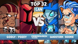 Godly amp Fozey vs Sandstorm amp Boomie  Top 32  Dreamhack San Diego 2023  LAN 2v2 [upl. by Lakin]