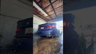 M340i WITH VRSF CATLESS DOWNPIPE AND MAD EXHAUST m340i madexhaust vrsf g20 [upl. by Nolat]