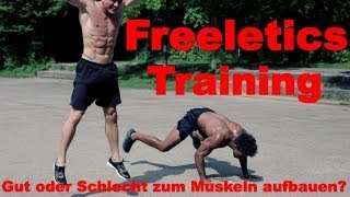 Freeletics Training gut oder schlecht zum Muskeln aufbauen [upl. by Googins23]