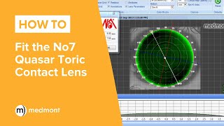 HowTo  Fit the No7 Quasar Toric contact lens Studio 5 [upl. by Aaren]