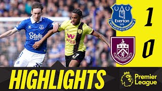 CalvertLewin Goal Sees Blues Take Points  HIGHLIGHTS  Everton 1 0 Burnley [upl. by Leicester48]