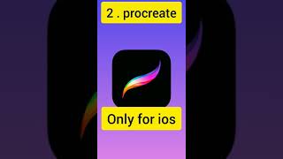 best drawing app for android and ios shots tech youtubeshorts drawing ios [upl. by Irrem]