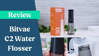 Bitvae C2 Cordless Water Flosser Review [upl. by Shirleen]