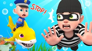 Danger Stranger Song  Policeman is Here to Help  Police Song  Rosoo Nursery Rhymes amp Kids Songs [upl. by Shelia]