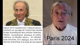 2024 Paris conference Janus JeanPierre Petit et Hicham Zejli  Rien ne sera possible en France [upl. by Nauqaj]