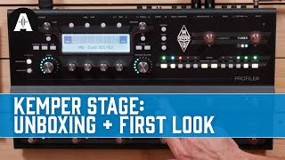 Kemper Profiler Stage Unboxing amp First Look [upl. by Eynenihc]