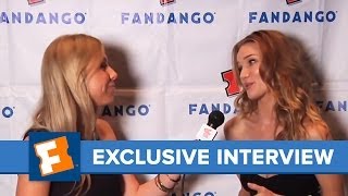 Rosie Huntington Whiteley from CinemaCon 2011  Celebrity Interviews  FandangoMovies [upl. by Nnylak]