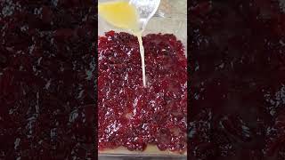 4 ingredients and super simple Cranberry dump cake recipe easyrecipe simplecooking shorts [upl. by Ynohtna]