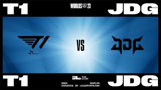 T1 vs JDG Esports  Worlds2023 Semifinales  Día 2 Partida 4 [upl. by Demona592]