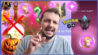 This is why GIGANTAMAX failed PLUS Chasing SHINY ZORUA Halloween Part One Pokémon GO [upl. by Natye103]