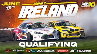 Drift Masters Round 2 2024 • Ireland • Qualifying LIVE [upl. by Kinata]