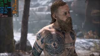 God Of War  GTX 1660 Super  Gaming 4K Parte 1 [upl. by Ahsekim603]