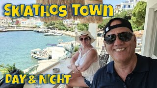 Skiathos 2024  Skiathos Town  Adventure by Day and a Fabulous Restaurant at Night [upl. by Nevaeh231]