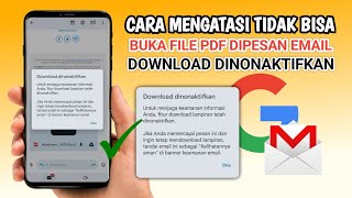 Mengatasi Download dinonaktifkan Tandai email ini sebagai quotkelihatan Amanquot dibanner keamanan email [upl. by Okoy]