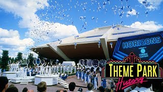 The Theme Park History of Horizons Epcot [upl. by Anilatak210]