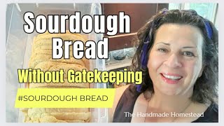 Easy Sourdough Bread  Let Your Bread Machine Do The Work [upl. by Giza]