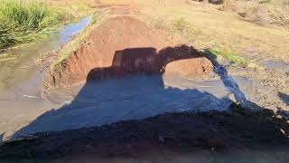 Estourei a represa para fazer limpeza de taboa [upl. by Yadrahc]