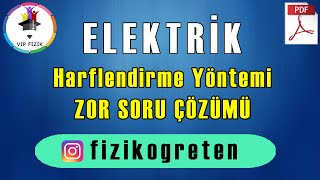 Harflendirme Yöntemi  Zor Direnç Soruları [upl. by Yentirb]