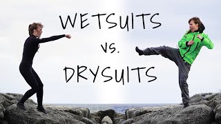 Wetsuits vs Drysuits  What You Should Know for Cold Water Sports [upl. by Fawcett]