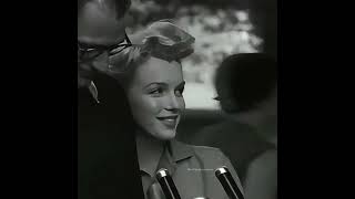 Footage of Marilyn Monroe and Arthur Millers press conference before their trip to England in 1956 [upl. by Assyli]