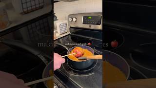 making caramel apples falldate autumn caramelapples [upl. by Jobina]