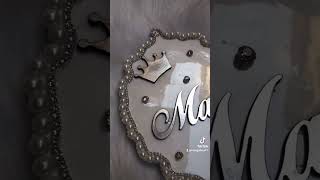 مراية العروسة الترند 🙈♥️ tending handmade اكسبلور mirror مراية [upl. by Lucais]