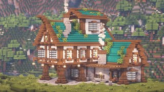 Minecraft  Como Construir Uma Casa de Fantasia Medieval [upl. by Burchett]