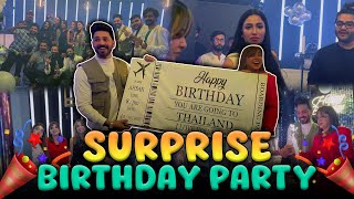 Surprise Birthday Party  Madiha ne mujy Trip Gift Kia  Mj Ahsan Vlog [upl. by Blackwell]