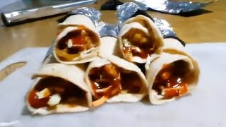 Chicken Roll Recipe  How to Make Chicken Katti Roll  चिकेन काठी रोल  food cooking recipe [upl. by Anair]