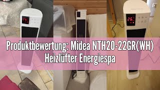 Produktbewertung Midea NTH2022GRWH Heizlüfter Energiesparend Leise mit FernbedienungPTC 2000 Wa [upl. by Avehs678]