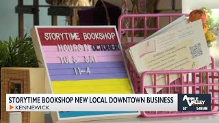 New local business Storytime Bookshop opens in Downtown Kennewick [upl. by Rhody]