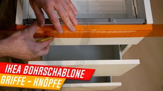 Ikea Fixa Bohrschablone Bohrhilfe Griffe bohren leicht gemacht Möbelgriffe anbringen 90323393 [upl. by Nnylimaj320]