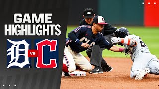 Tigers vs Guardians Game Highlights 72224  MLB Highlights [upl. by Garibald288]