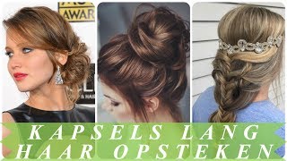 Stoere rommelig opgestoken haar dames [upl. by Enened]