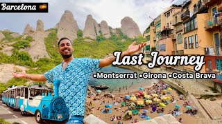 Bus trip from Barcelona Montserrat  Girona  Tossa de Mar  Last Journey  Europe Series  Ep 8 [upl. by Reldnahc]