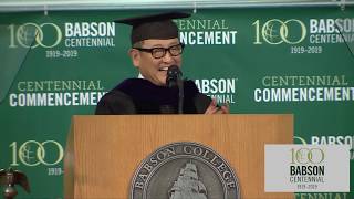 Akio Toyoda MBA’82 at Babson’s Centennial Commencement [upl. by Gibby]