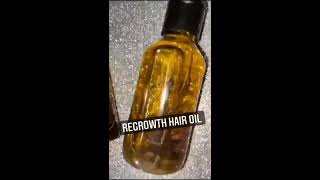 Regrowth Hair Oil ✨💯 350rs Growth of new baby hairs👍 [upl. by Logan]